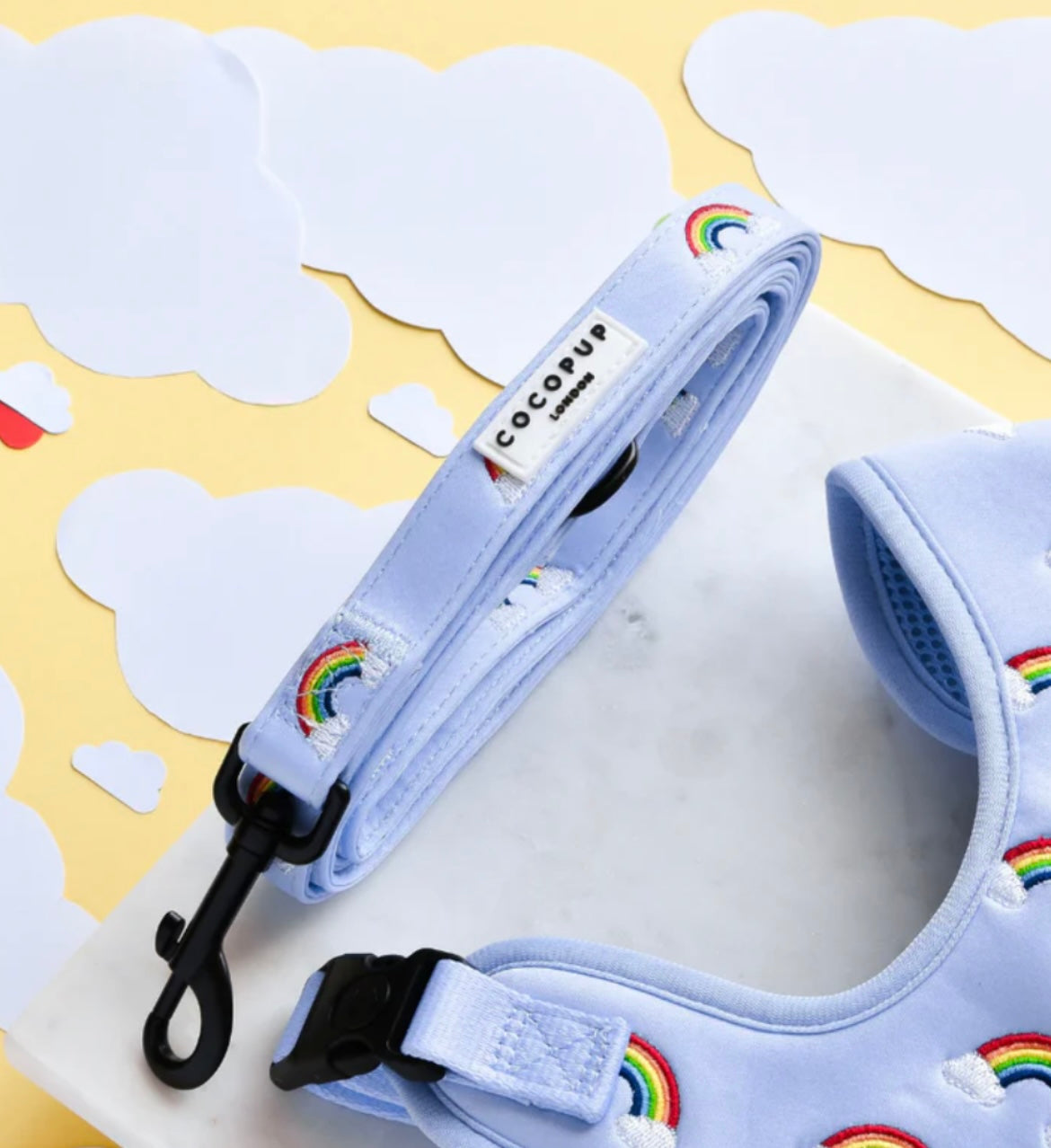 LUXE Over The Rainbow Dog and Puppy Lead - Posh Poos