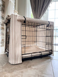 Load image into Gallery viewer, Posh Poos Dog Crate Cushion in Heritage Stripe
