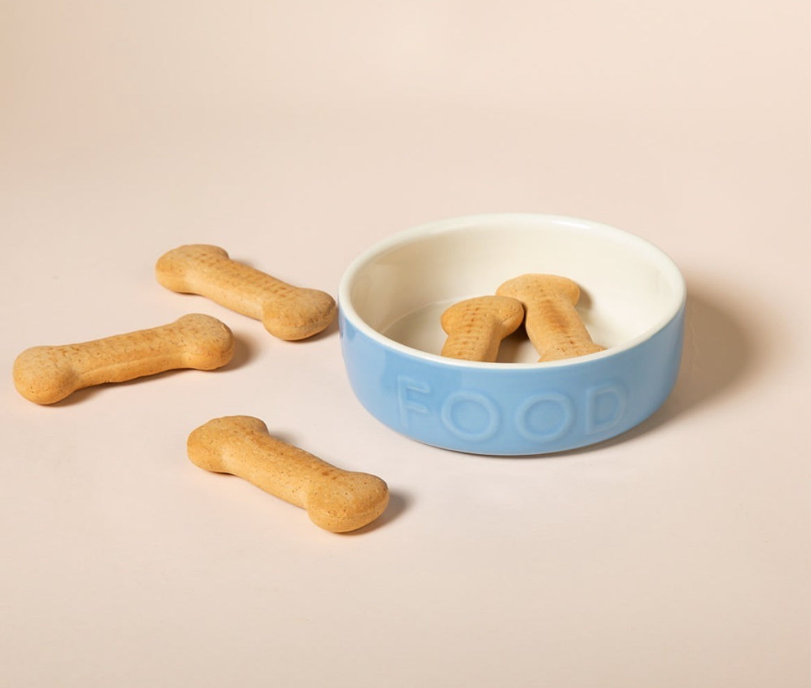 Classic Food Dog Bowl Blue