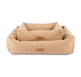 Load image into Gallery viewer, Boucle Box Dog Bed DESERT TAN 75x60cm
