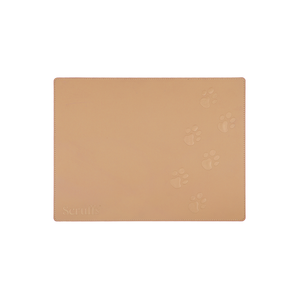 Scruffs Faux Leather Feeding Placemat Brown