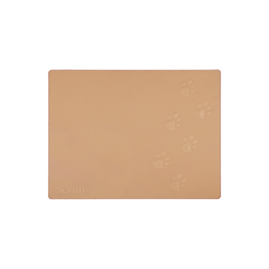 Scruffs Faux Leather Feeding Placemat Brown