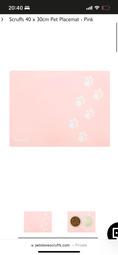 Load image into Gallery viewer, Feeding Placemat- Pink Scruffs
