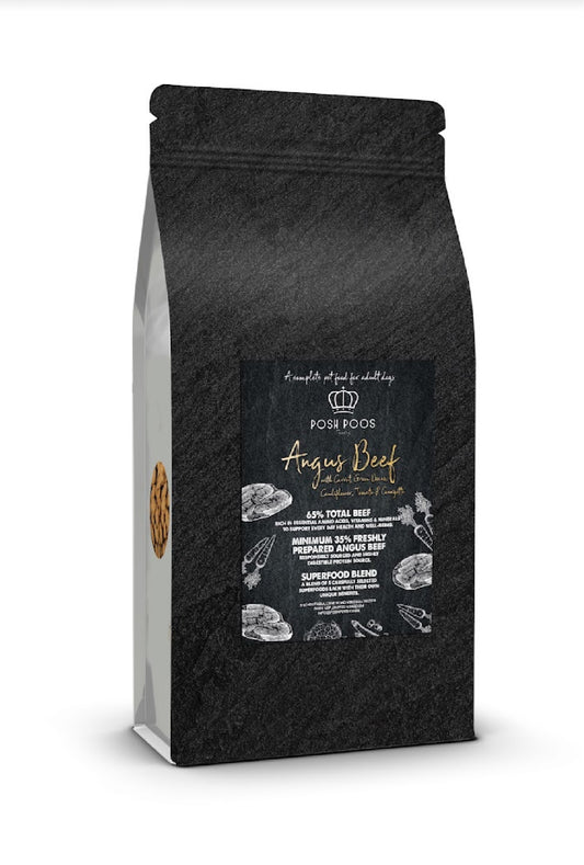 Posh Poos Dog Superfood 65% Aberdeen Angus Beef For Small Breeds 2kg