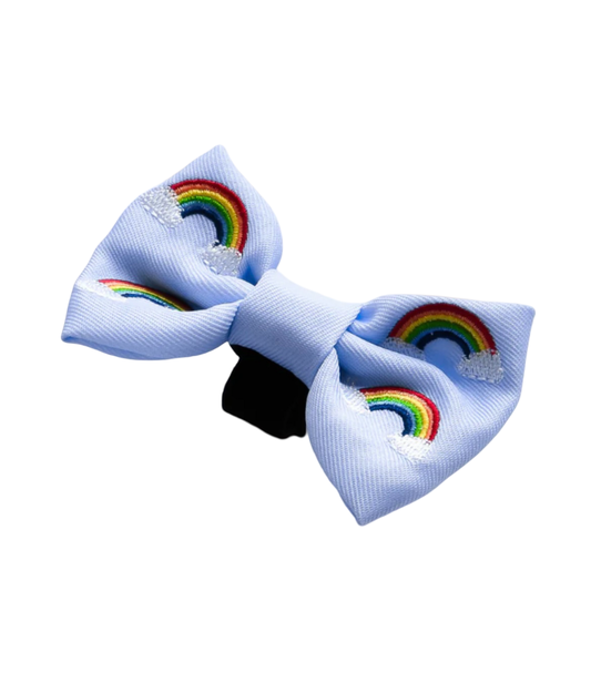 LUXE OVER THE RAINBOW Dog and Puppy  BOW TIE