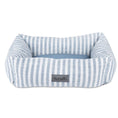 Load image into Gallery viewer, Scruffs Blue Stripe Coastal Box Dog Bed for Dogs and Puppies - Posh Poos
