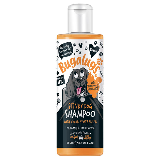 Bugalugs Stinky Dog Shampoo For Dogs And Puppies 250ml - Posh Poos